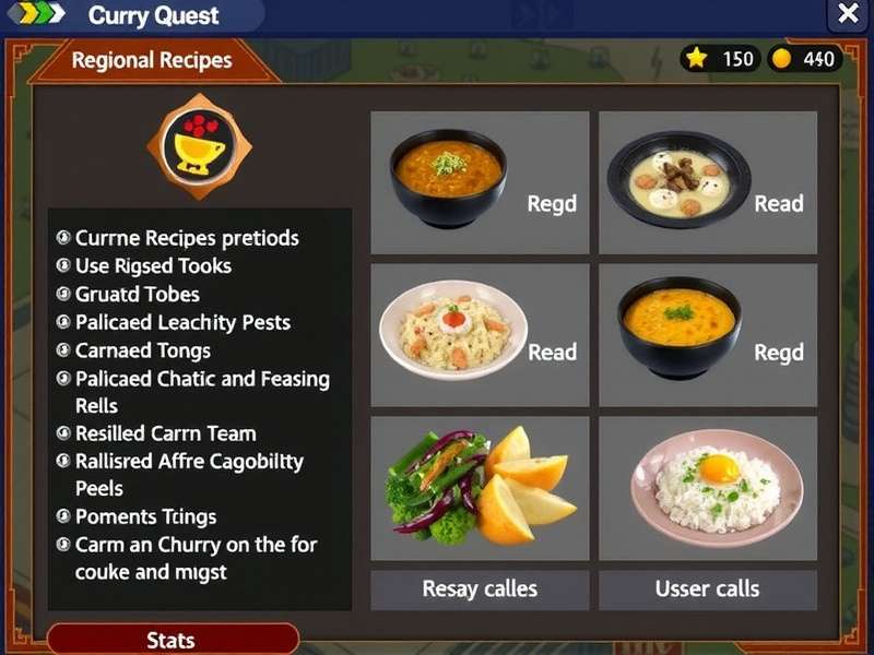 Curry Quest Regional Recipes